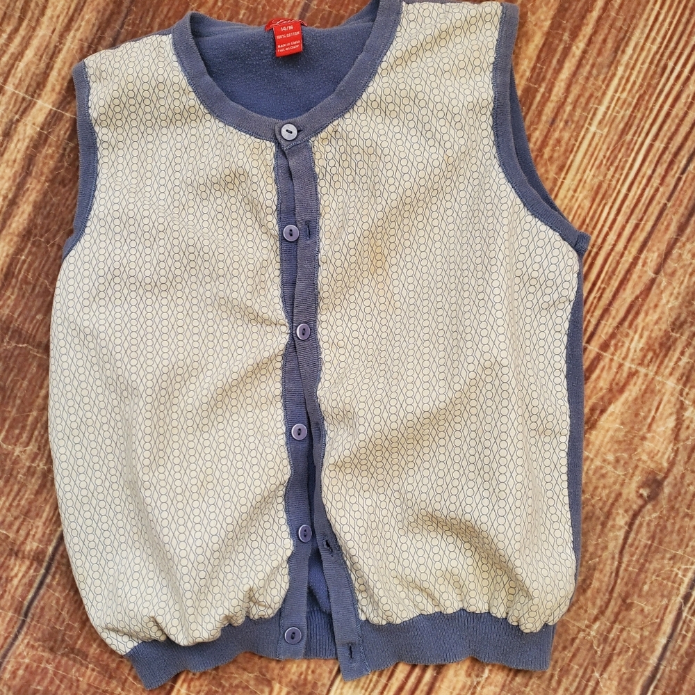 Lulu Kids button-up vest sz 14-16